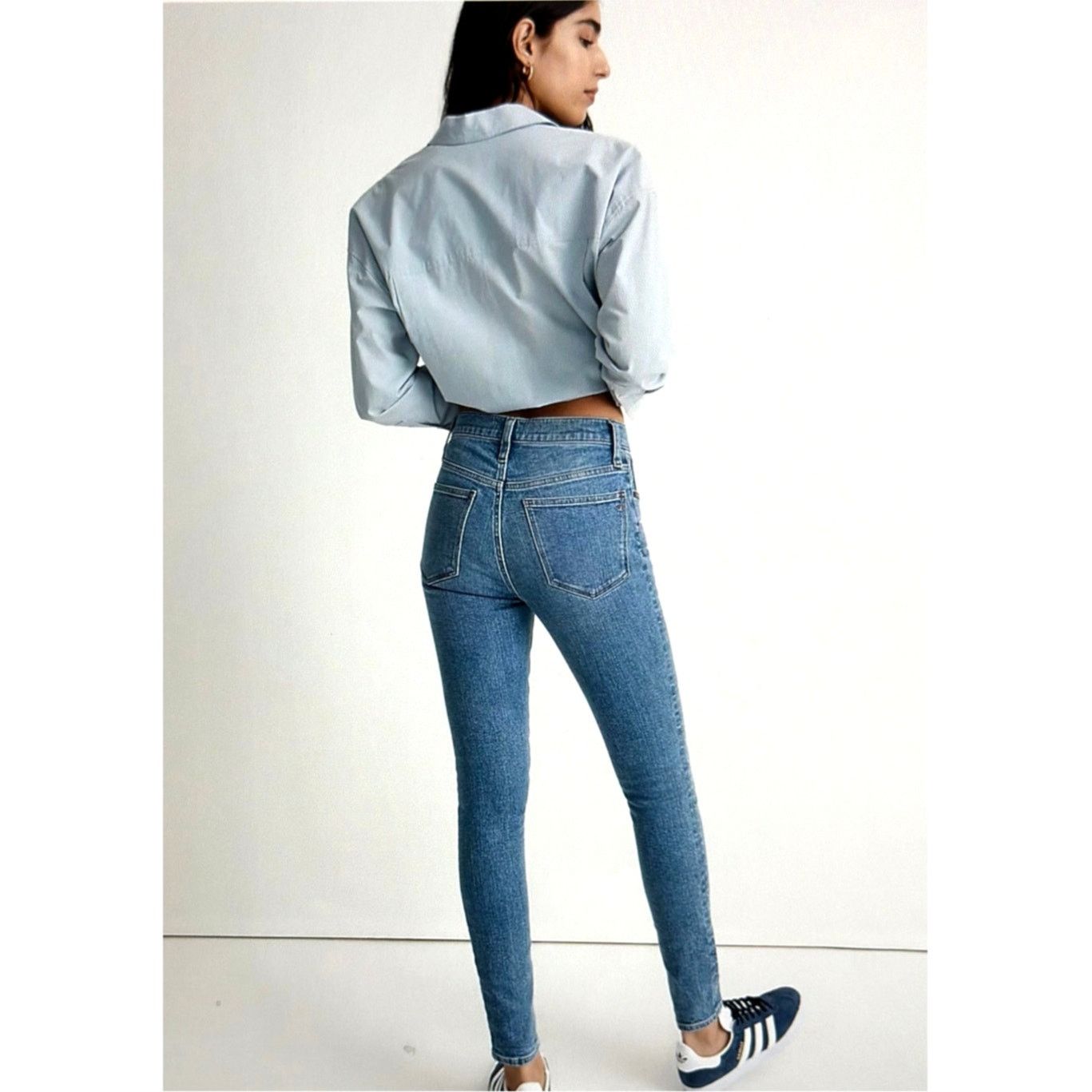 Madewell Madewell 9" Mid-Rise Skinny Jeans Cloverdale Wash 24 Size 24" / US 00 / IT 34 - 4 Thumbnail
