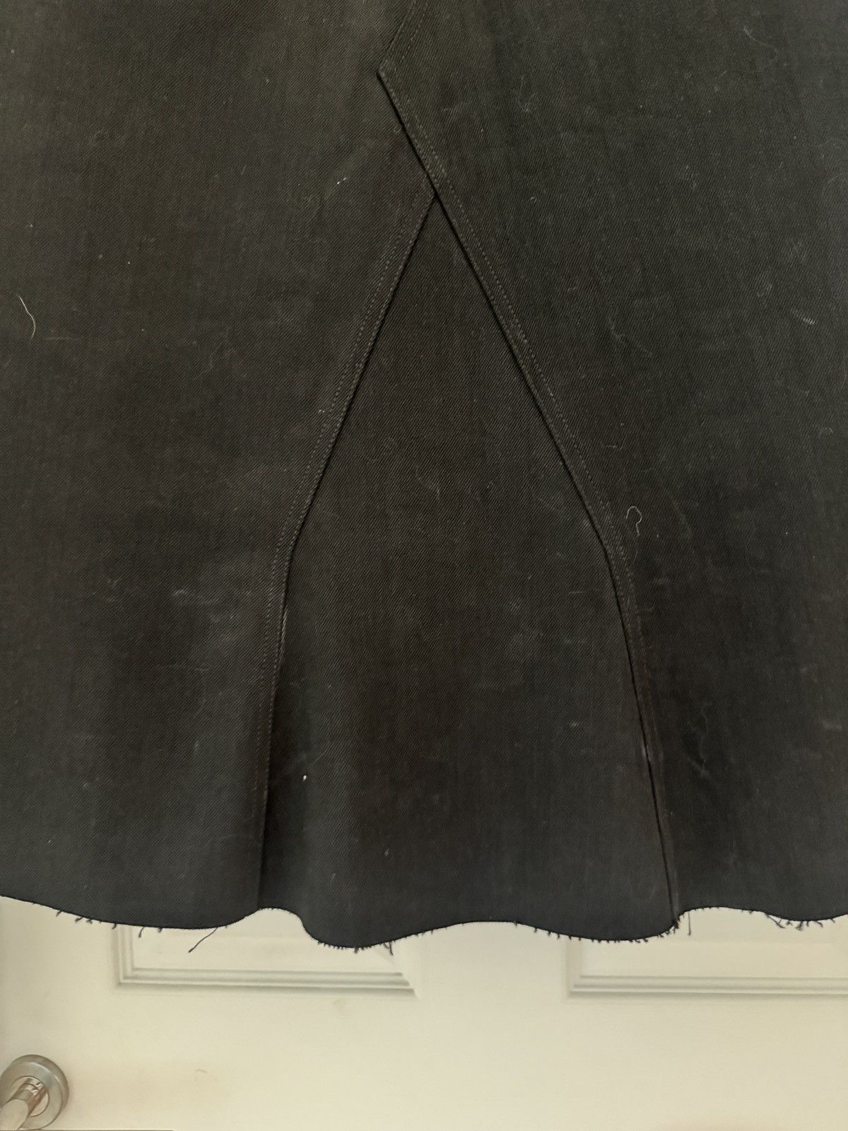 Rick Owens Strobe Godet denim midi skirt Size US 34 / EU 50 - 6 Thumbnail