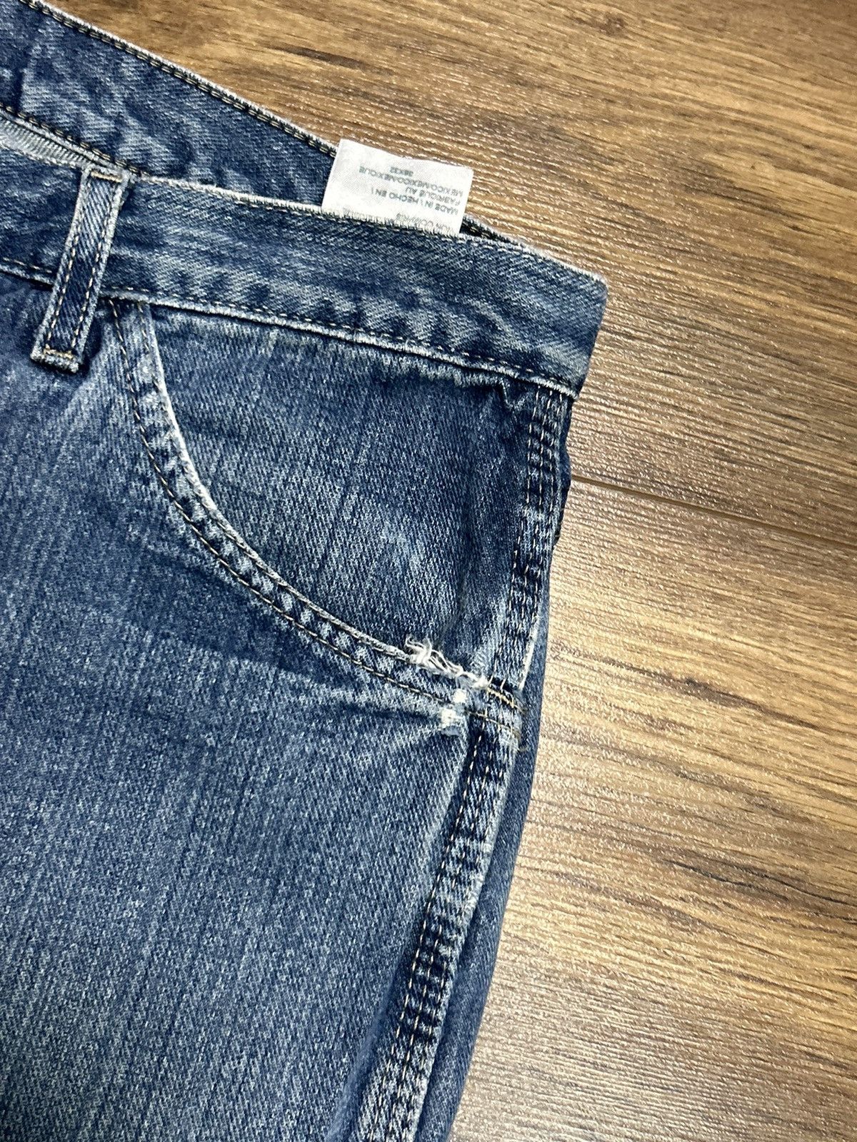 Carhartt × Dickies × Vintage Vintage Dickies baggy Distressed denim jeans Size US 36 / EU 52 - 10 Thumbnail