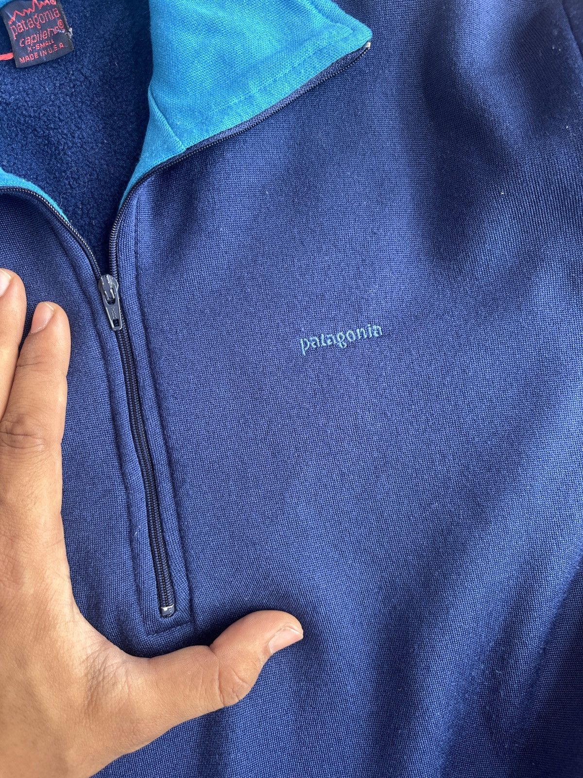 Patagonia vintage 90’s Patagonia capilene sweatshirt made in USA Size US S / EU 44-46 / 1 - 6 Thumbnail