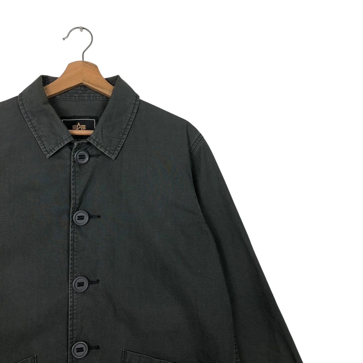 Alpha Industries 🔥VINTAGE CHORE WORK JACKET ALPHA INDUSTRIES MILITARY Size US M / EU 48-50 / 2 - 8 Thumbnail