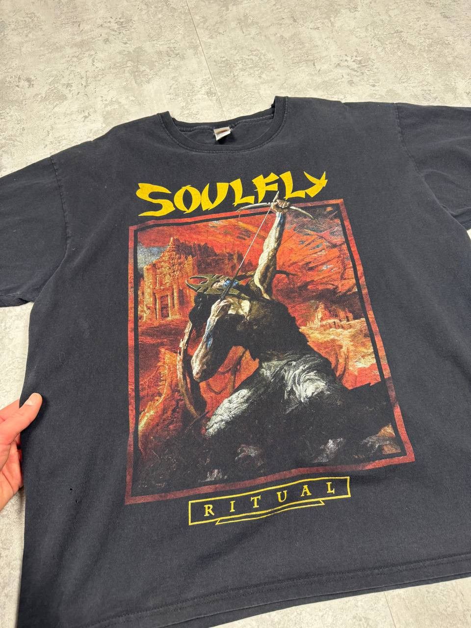 Band Tees Vintage Soulfly Ritual Aggression T-Shirt Size XXL Size US XXL / EU 58 / 5 - 4 Thumbnail