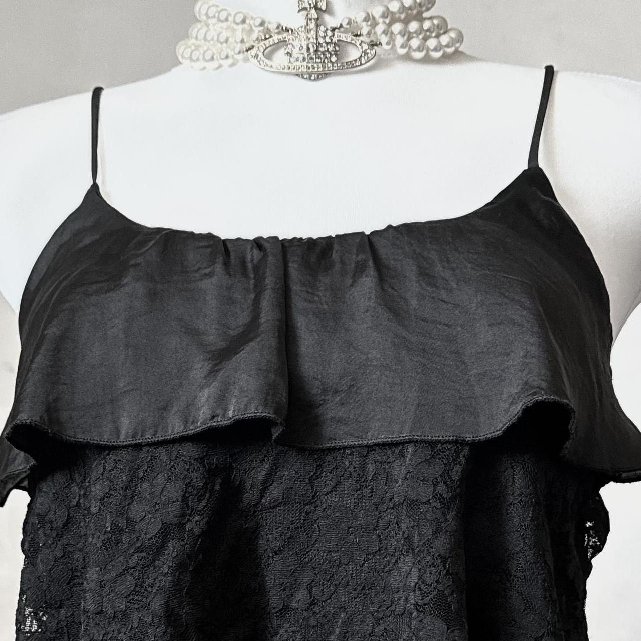Vintage gothic avant-garde Coquette Victorian lace blouse Size S / US 4 / IT 40 - 3 Thumbnail