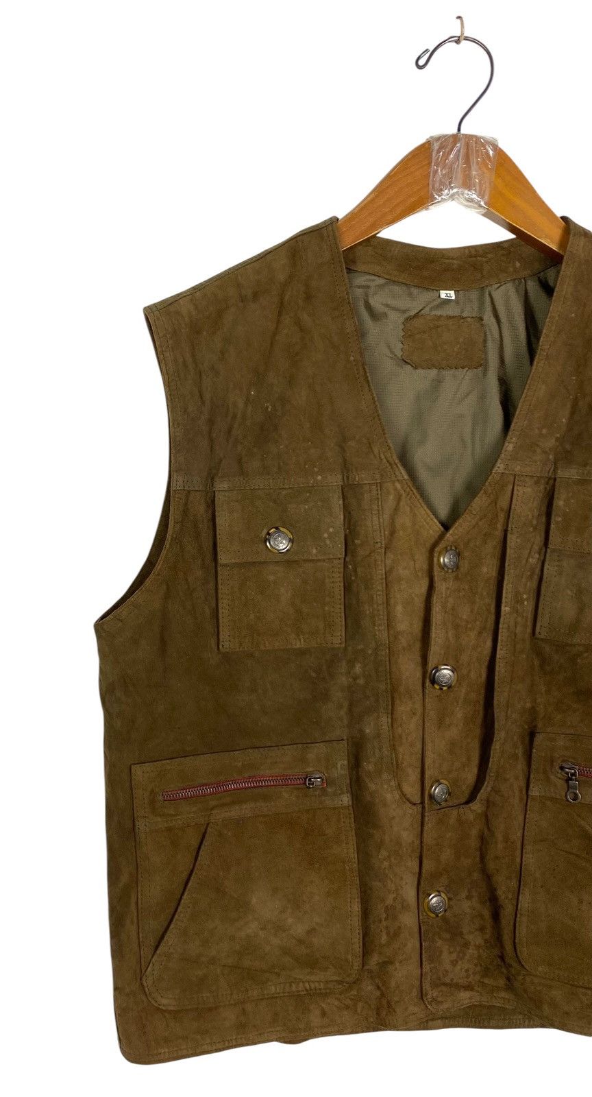 Vintage Rare‼️ The Great Seal of the State of Oklahoma Suede Vest Size US S / EU 44-46 / 1 - 2 Thumbnail