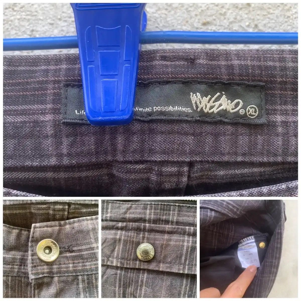 Japanese Brand STEALS ‼️JAPANESE BRAND MOSSIMO CARGO NOVA CHECK MULTIPOCKET Size US 32 / EU 48 - 18 Thumbnail