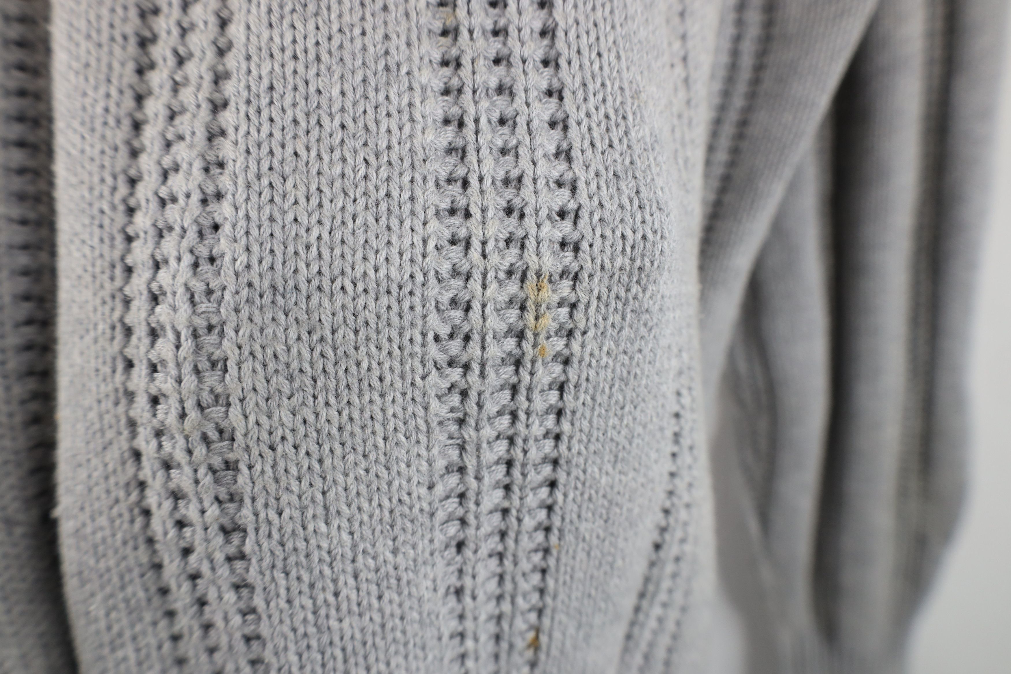 Vintage Vintage 90s Streetwear Blank Cotton Ribbed Knit Sweater Size US M / EU 48-50 / 2 - 4 Thumbnail