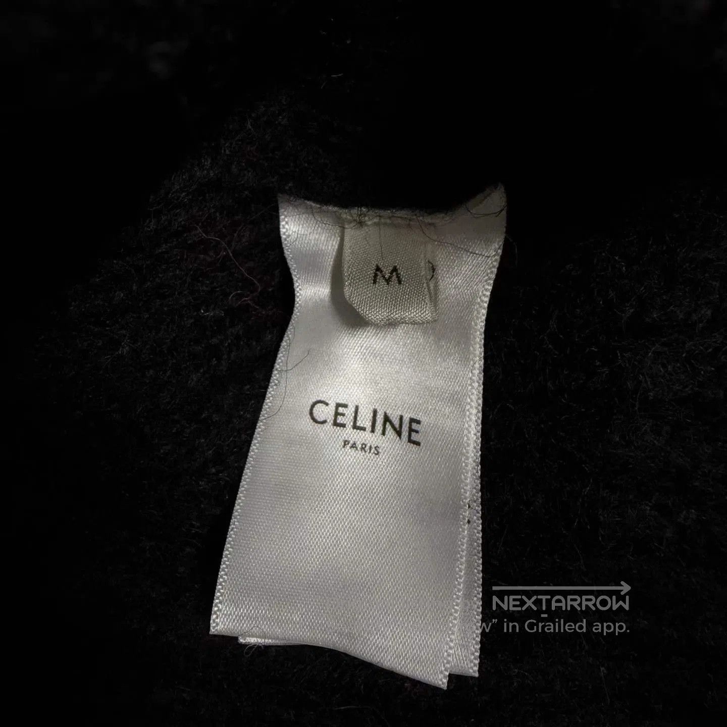 Celine Celine Black Hoodie with Pink CELINE Lettering. Size M / US 6-8 / IT 42-44 - 5 Thumbnail