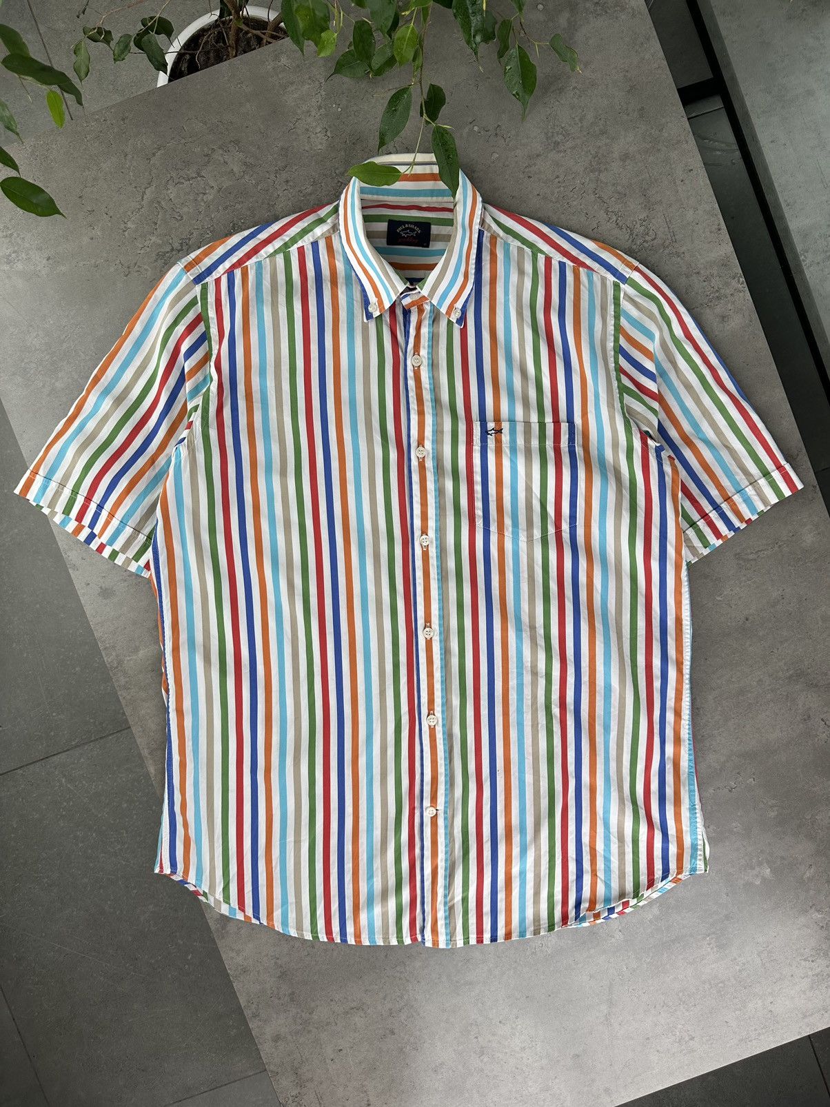 Paul & Shark Paul & Shark Stripped Shirt Short Sleeve Size US L / EU 52-54 / 3 - 1 Thumbnail
