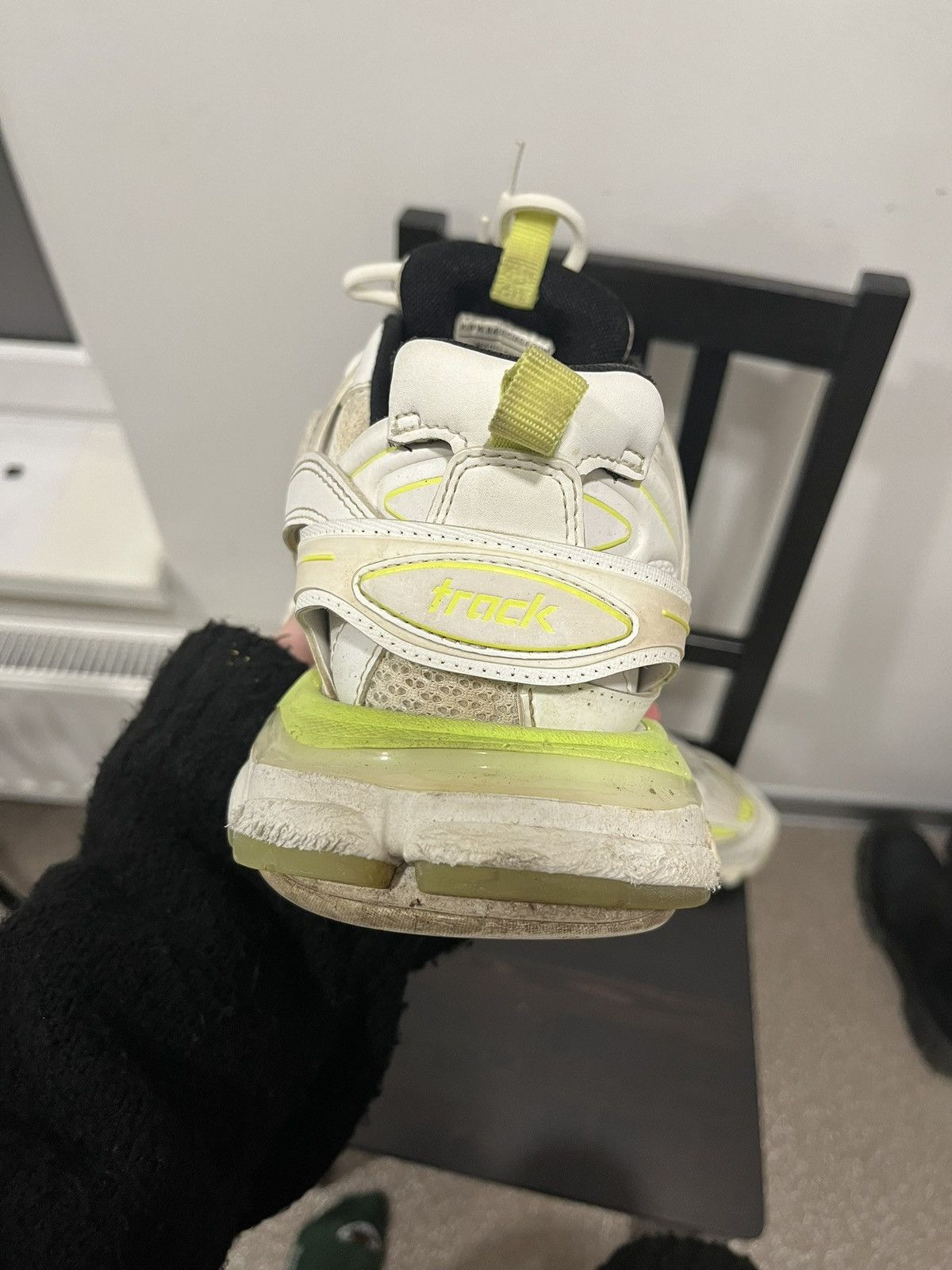 Balenciaga Balenciaga track v1 neon yellow white Size US 8 / EU 41 - 5 Thumbnail