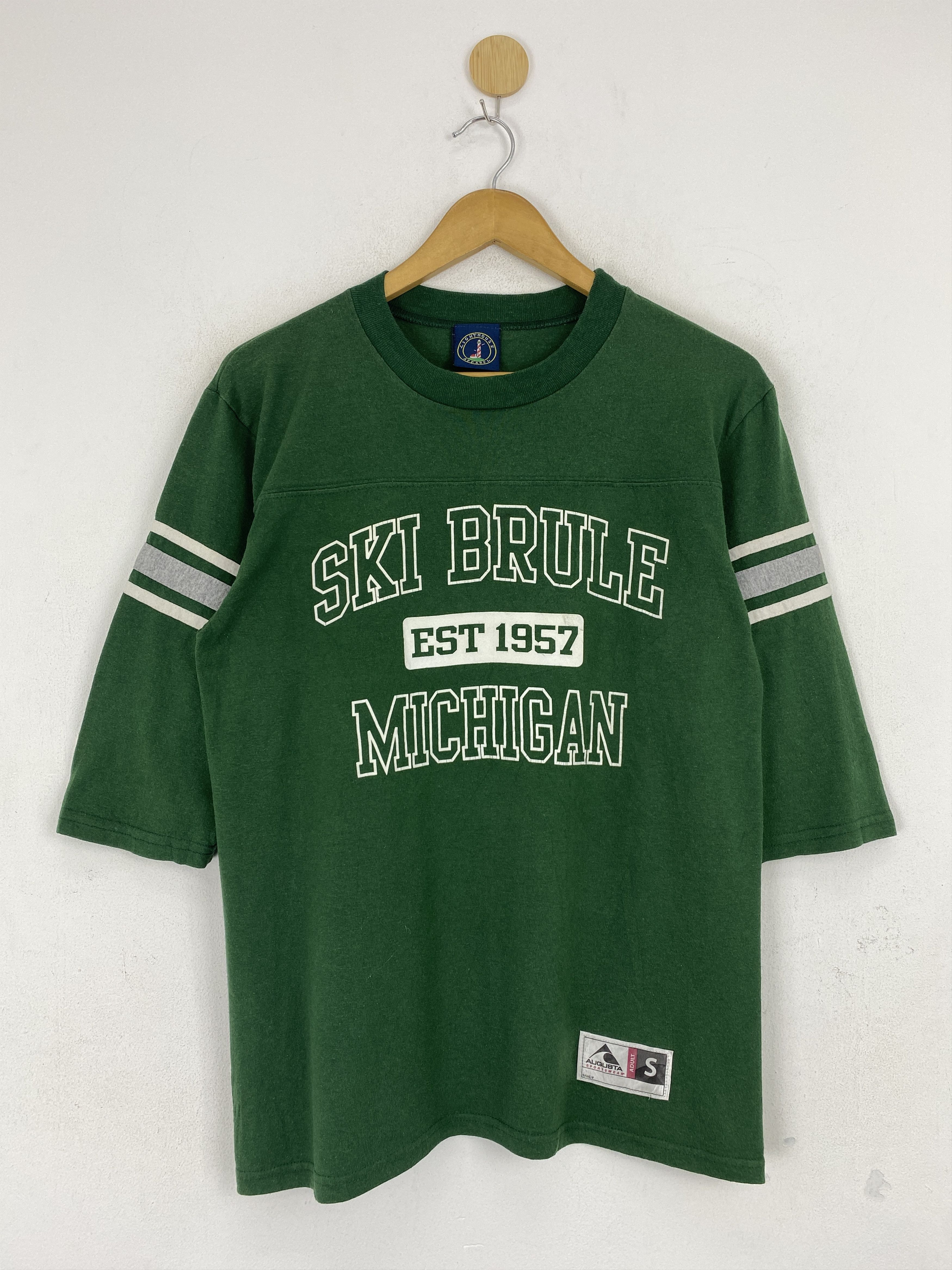 NHL × Vintage Vintage Ski Brule Michigan Hockey Tee TA0681 Size US S / EU 44-46 / 1 - 1 Thumbnail