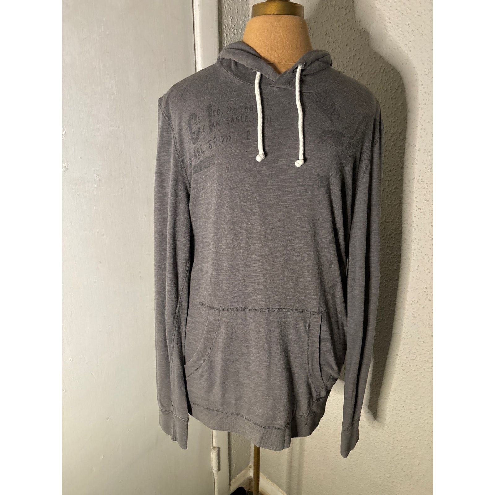 American Eagle Outfitters American Eagle Outfitters Gray Men's Hoodie M Size US M / EU 48-50 / 2 - 1 Thumbnail