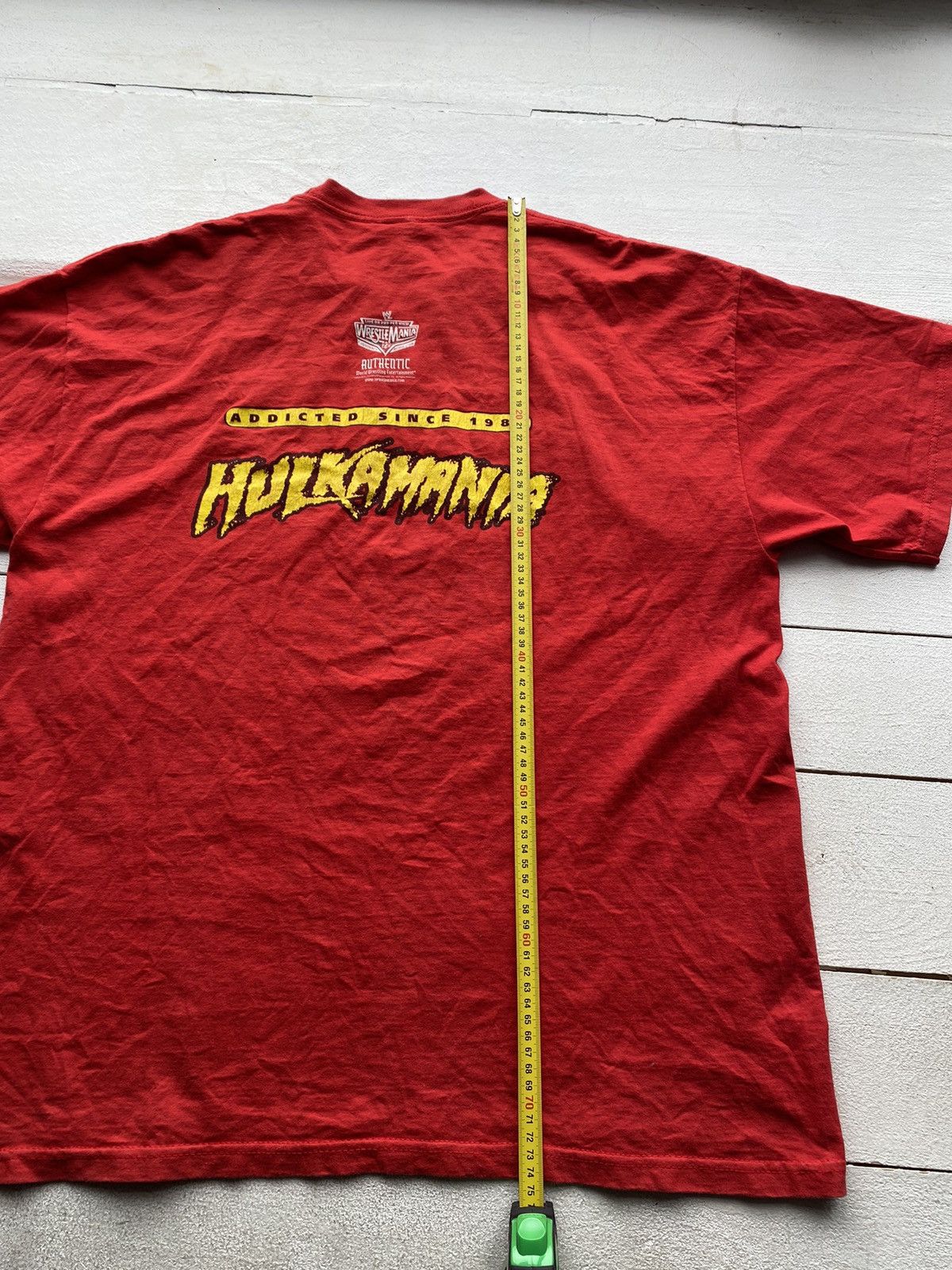 Vintage × WWE 2005 WWE Hulkamania Wrestling Mania Licensed Red Mens Shirt Size US XL / EU 56 / 4 - 11 Thumbnail