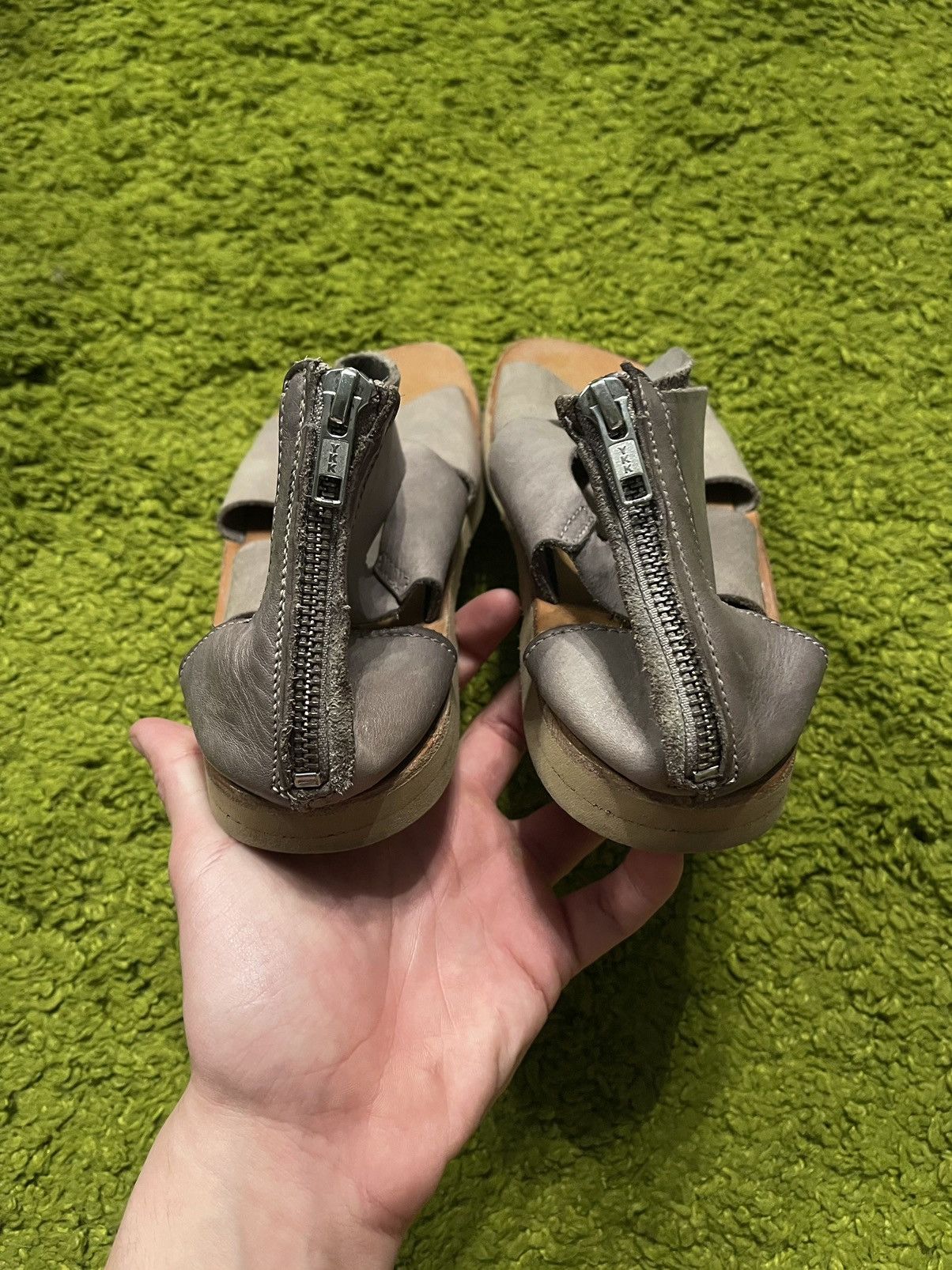 MoMA Moma avant garde real leather sandals shoes Size US 7 / EU 40 - 6 Thumbnail