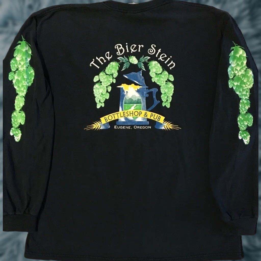 Vintage Vtg Bier Stein Bar Faded Shirt XL Beer Biker Punk Flame Fire Surf Grunge 90s Y2K Size US XL / EU 56 / 4 - 1 Thumbnail