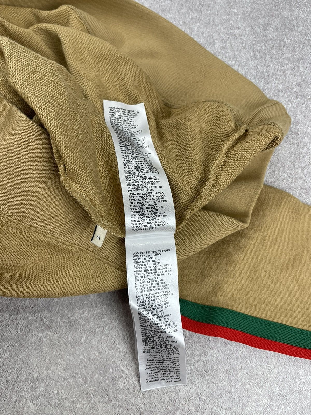 Adidas × Gucci Gucci x Adidas Cotton Sersey Sweatshirt Beige Size M Size US M / EU 48-50 / 2 - 10 Thumbnail