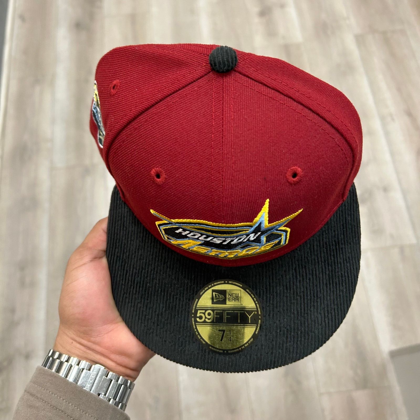 New Era New Era Houston Astros two-tone corduroy fitted hat 7 1/4 Size ONE SIZE - 3 Thumbnail
