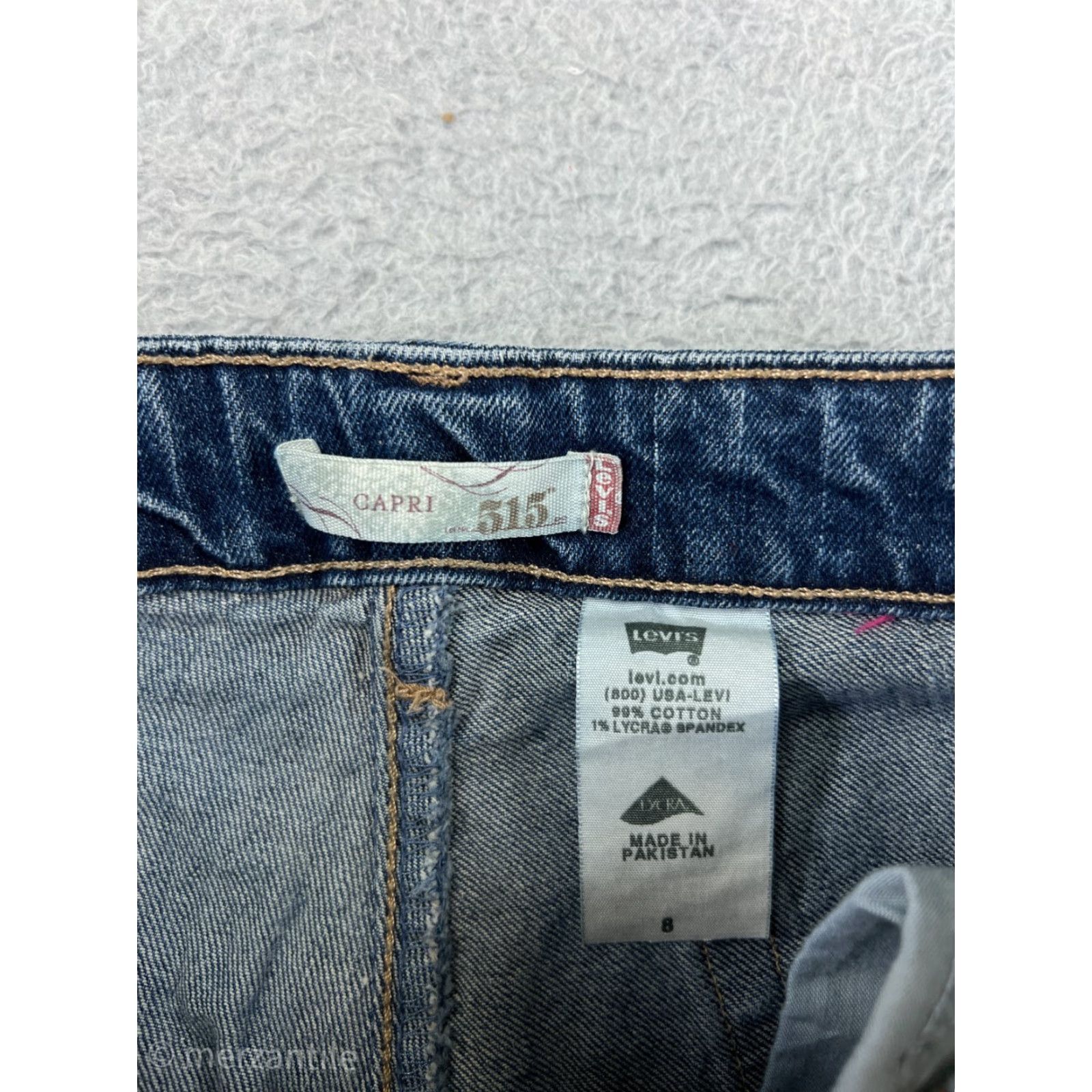 Levi's Levi's Jeans Women 8 Blue Denim 515 Bootcut Zip Mid Rise 29x28 Cotton Blend Denim Jeans Size 30" / US 8 / IT 44 - 4 Thumbnail