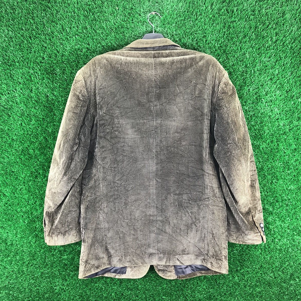 Uniqlo Vintage 90's Uniqlo Green Label Corduroy Velvet Coat Jacket Size US L / EU 52-54 / 3 - 4 Thumbnail