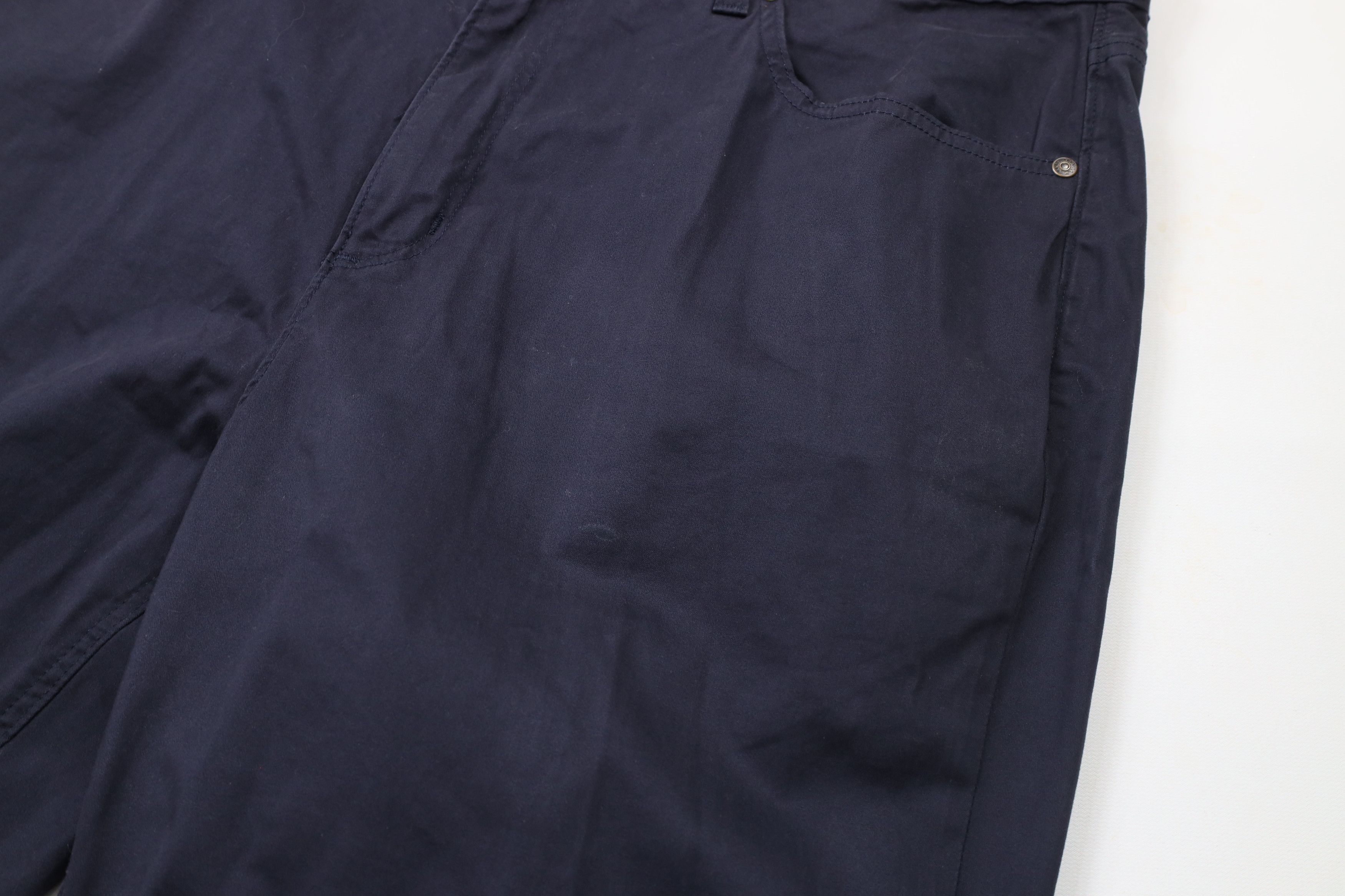 Johnston & Murphy × Vintage Johnston & Murphy Leg Cotton Twill Chino Pants Navy Blue Size US 38 / EU 54 - 5 Thumbnail