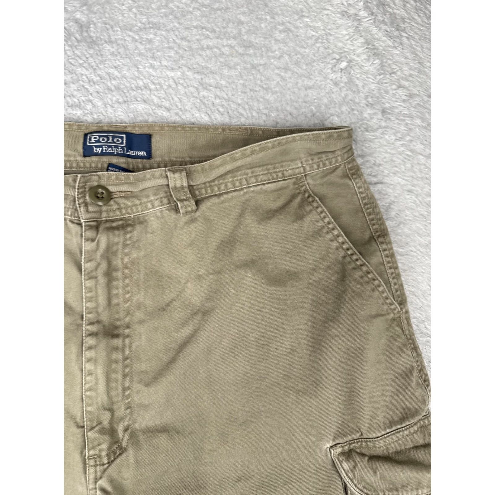 Polo Ralph Lauren Polo Ralph Lauren Shorts Mens 36 Khaki Polo Chino Cargo Pockets Cotton 36x9 Size US M / EU 48-50 / 2 - 5 Thumbnail