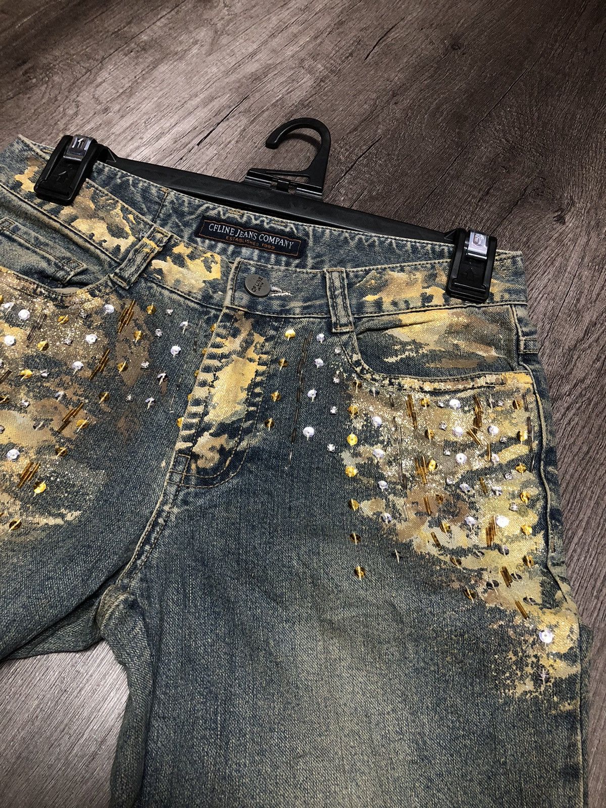 Designer × Japanese Brand × Vintage CF LINE FLARED BOOTCUT JEANS COMPANY Size 29" - 18 Thumbnail