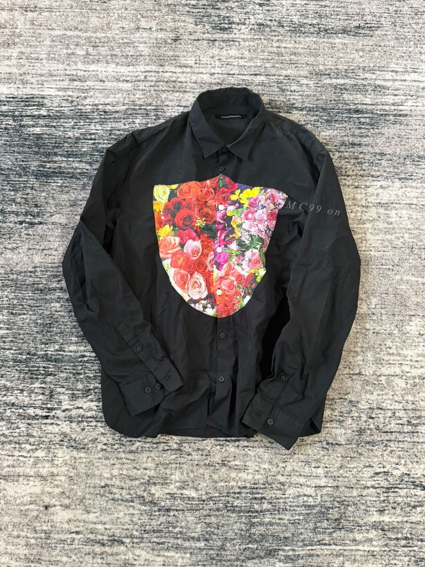 Vintage Phenomenon Floral Shield Shirt Size US M / EU 48-50 / 2 - 1 Thumbnail