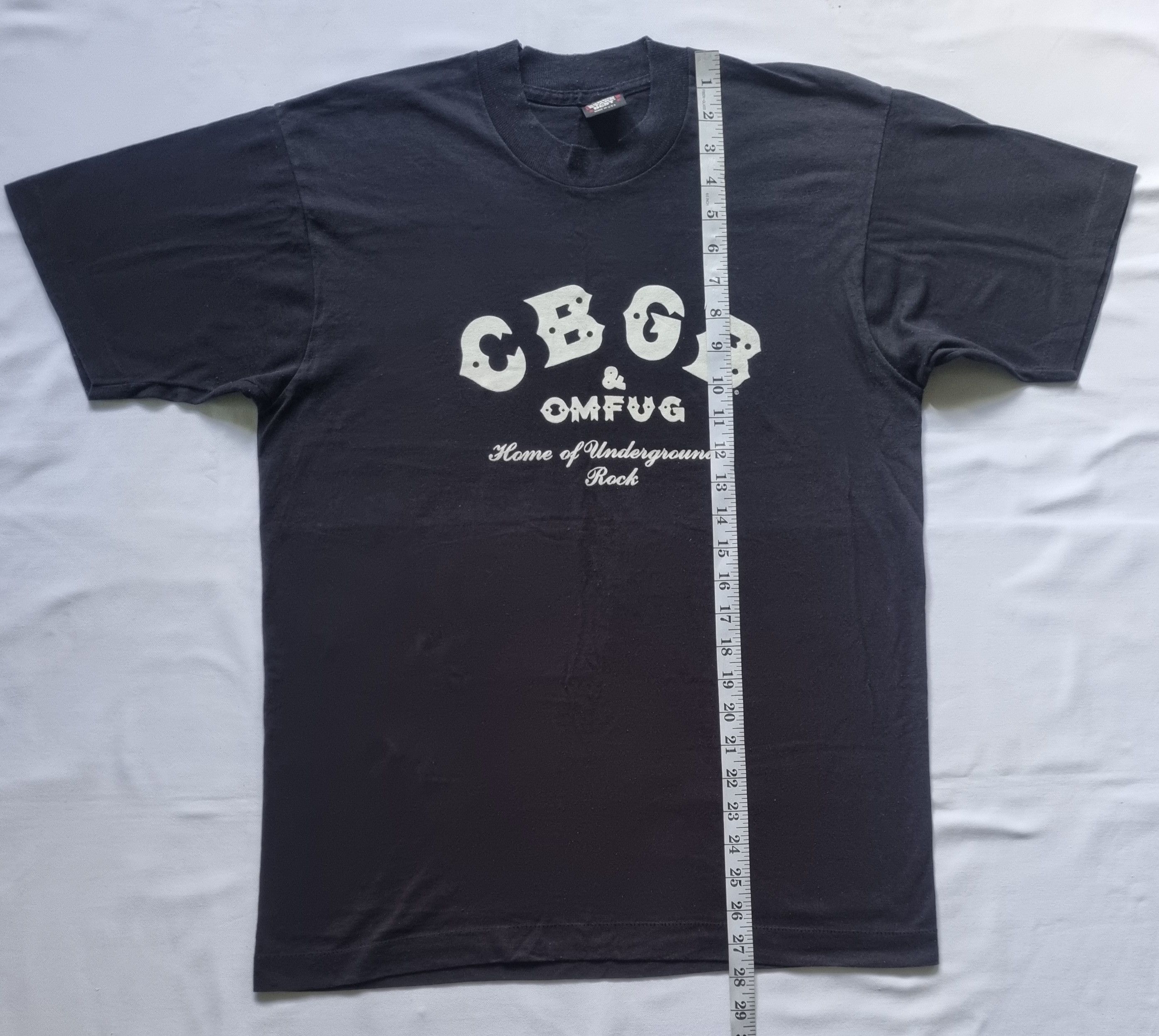 Band Tees × Vintage Vintage CBGB OMFUG HOME Of Underground Rock T Shirt Size US L / EU 52-54 / 3 - 4 Thumbnail