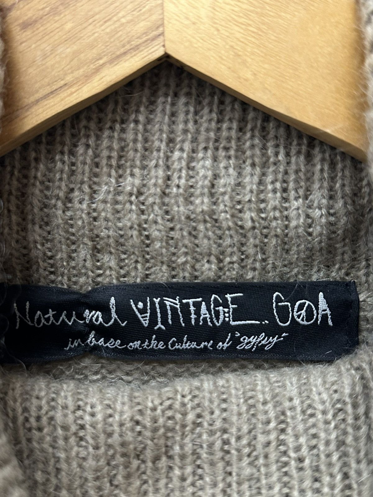 GOA GOA Japan Braided Fringe Wool/Mohair Turtleneck Knitwear Size US M / EU 48-50 / 2 - 11 Thumbnail