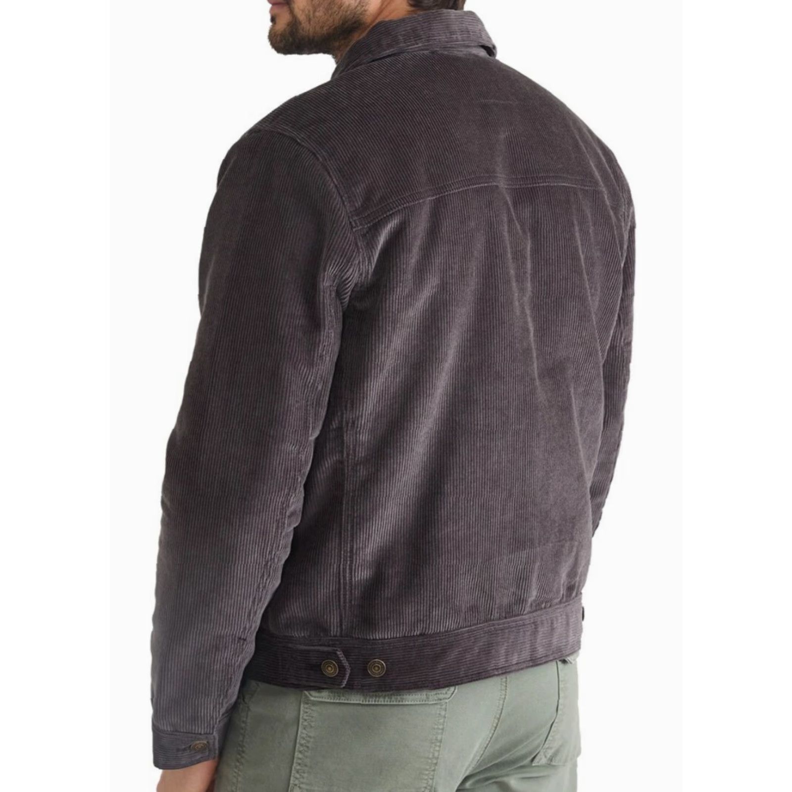 Marine Layer NWT Marine Layer Boise Corduroy Trucker Jacket Mens M Faded Black Corduroy Trucker Jacket Size US M / EU 48-50 / 2 - 4 Thumbnail