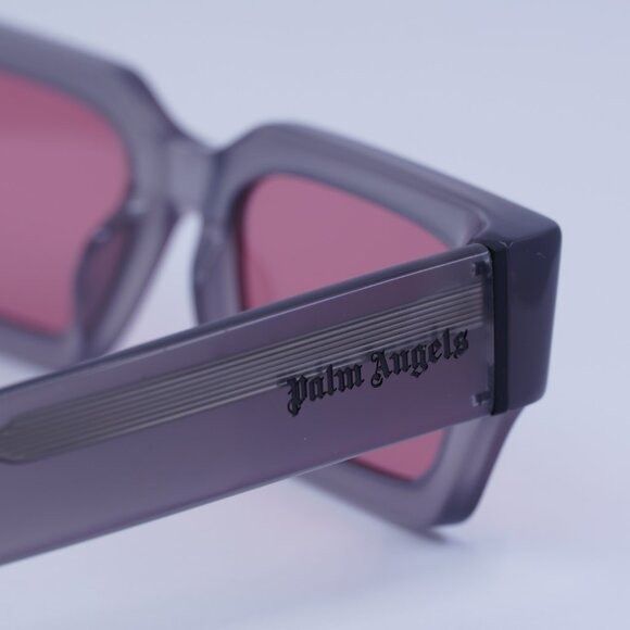 Palm Angels Palm Angels PERI086 HYDE 0921 Sunglasses Grey Rectangle Size ONE SIZE - 10 Thumbnail