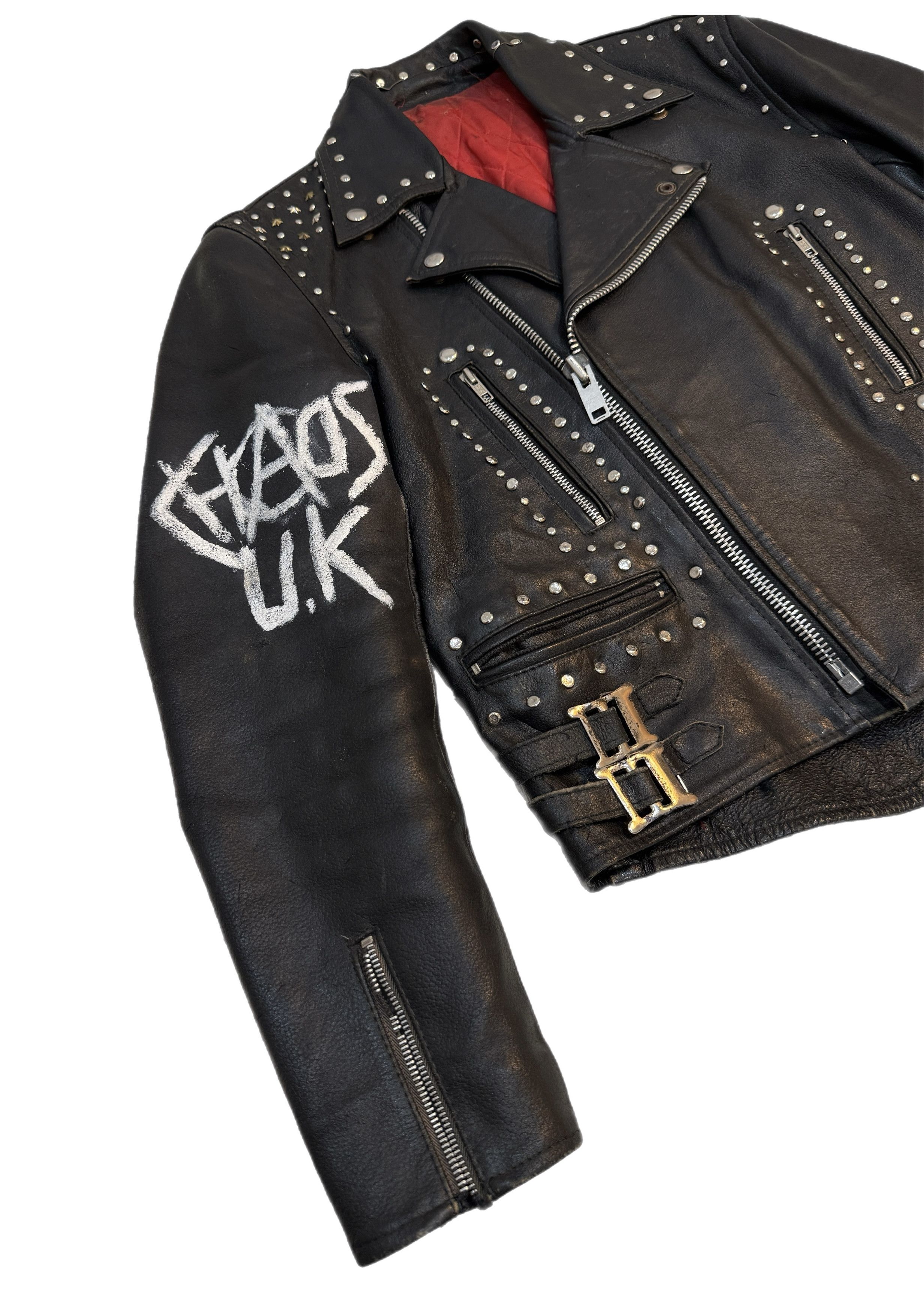 Vintage Rare Vintage 80s Campri Everest Studded Punk Leather Jacket Size US M / EU 48-50 / 2 - 4 Thumbnail