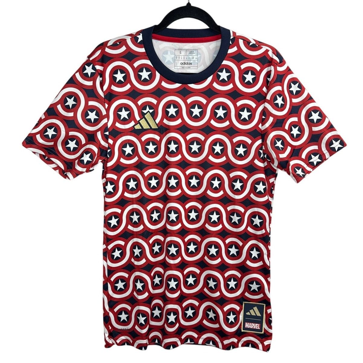 Adidas Adidas x Marvel Captain America MLS Mens Soccer Jersey Size US S / EU 44-46 / 1 - 1 Thumbnail