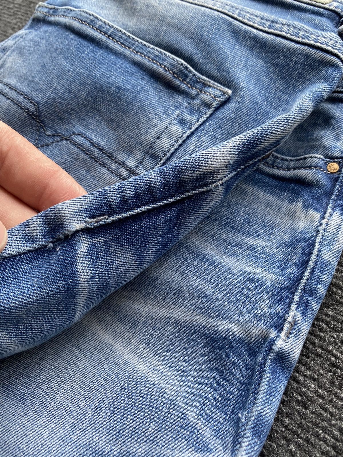 Diesel 🔥Opium Punk Diesel belthy blue jeans women 28 alt goth emo Size 28" / US 6 / IT 42 - 15 Thumbnail