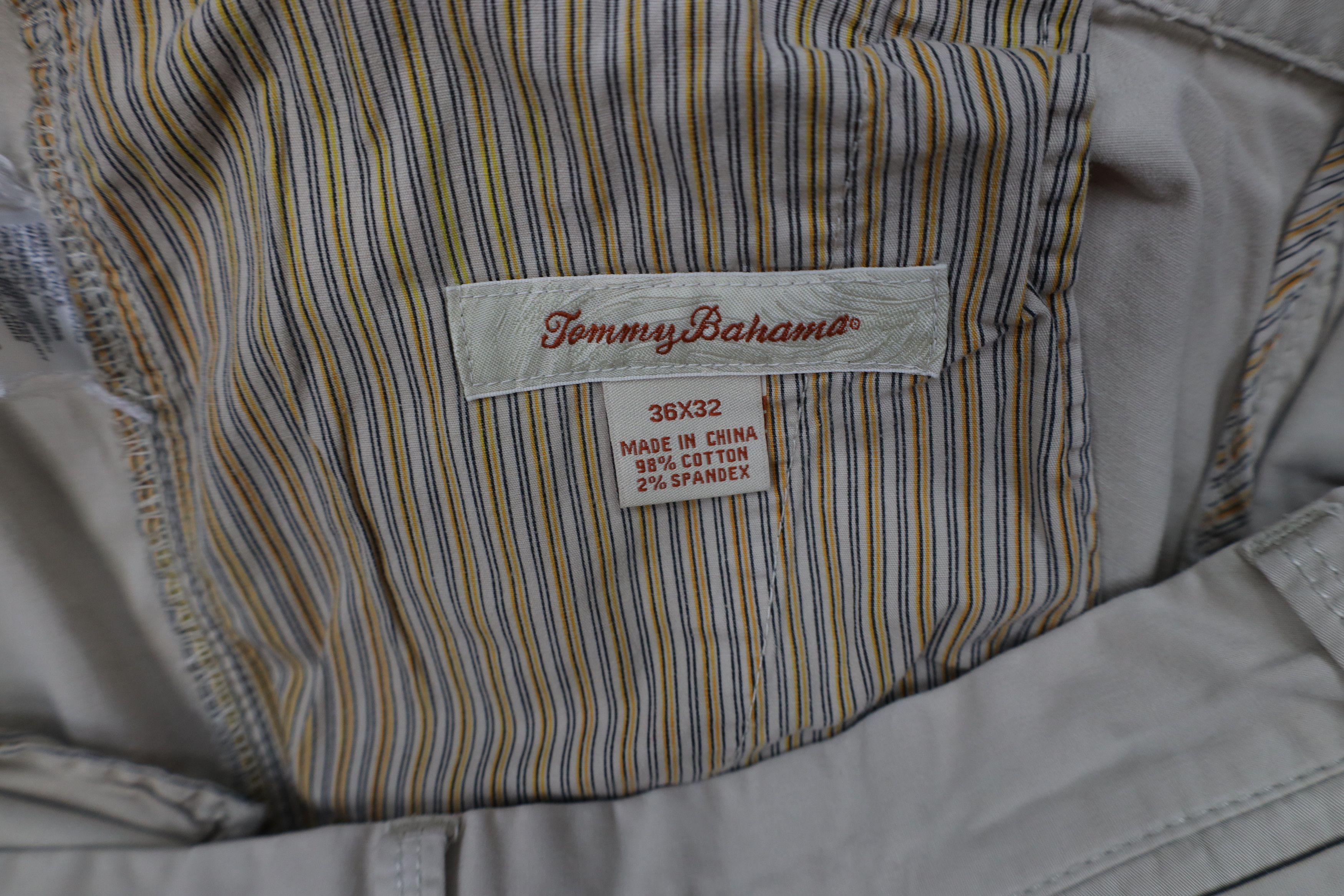 Tommy Bahama Vintage Tommy Bahama Stretch Wide Leg Chino Pants Beige Size US 36 / EU 52 - 10 Thumbnail