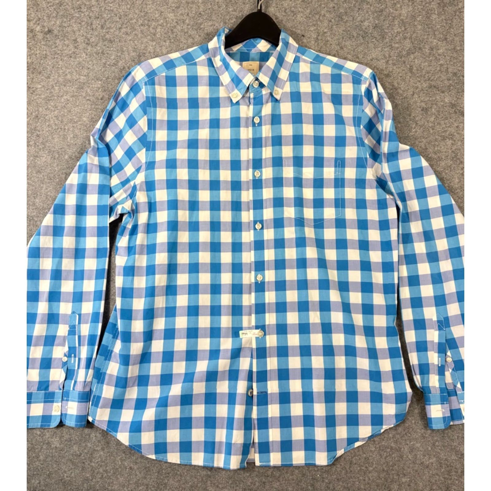 Gap **Gap Men's L Blue Check Button-Down Shirt Preppy Long Sleeve** User: Gap Men's L Blue Check Button-Down Shirt Preppy Long Sleeve Size US L / EU 52-54 / 3 - 3 Thumbnail