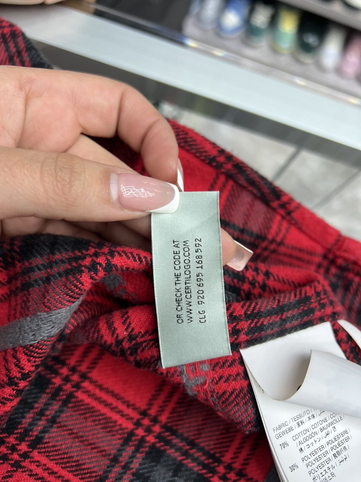 Off-White Offwhite Red Flannel Button Up Size US M / EU 48-50 / 2 - 13 Thumbnail