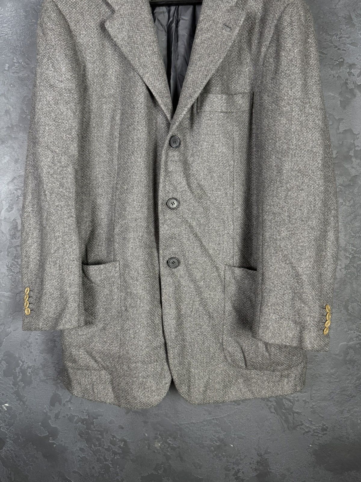 Kiton KITON Napoli Men’s Blazer Jacket 100% Cashmere Italy Size54 Size 54R - 8 Thumbnail