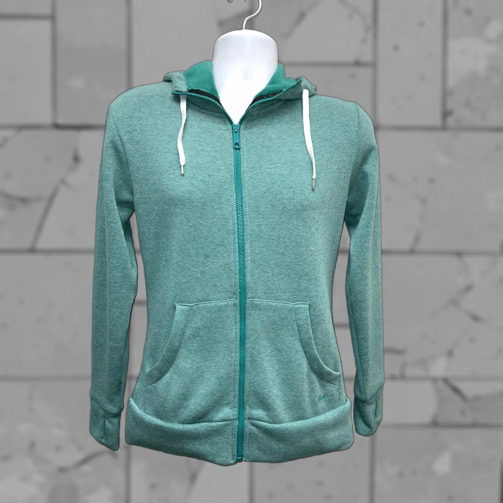 KAVU Kavu Light Blue Full Zip Hoodie Jacket Womens S Size S / US 4 / IT 40 - 1 Thumbnail