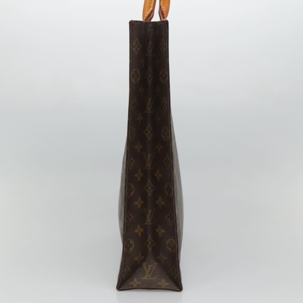 Louis Vuitton LOUIS VUITTON Monogram Sac Plat Hand Bag M51140 Size ONE SIZE - 4 Thumbnail