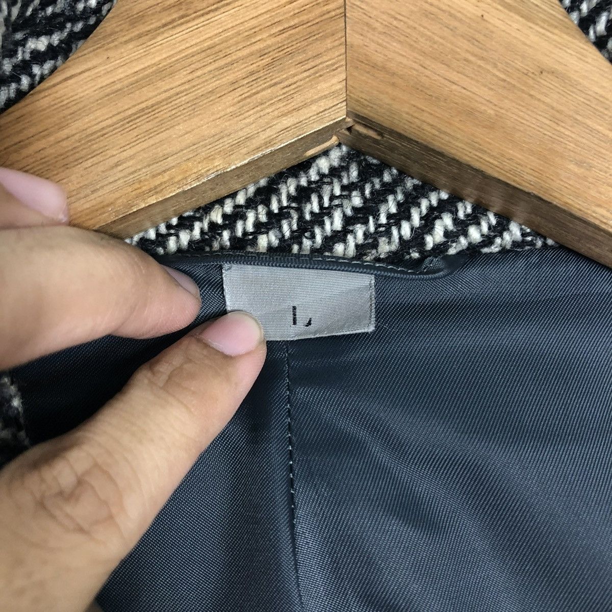 Japanese Brand 🔥80’s Intermezzo Issey Miyake Herringbone Bomber Jacket Size US L / EU 52-54 / 3 - 19 Thumbnail