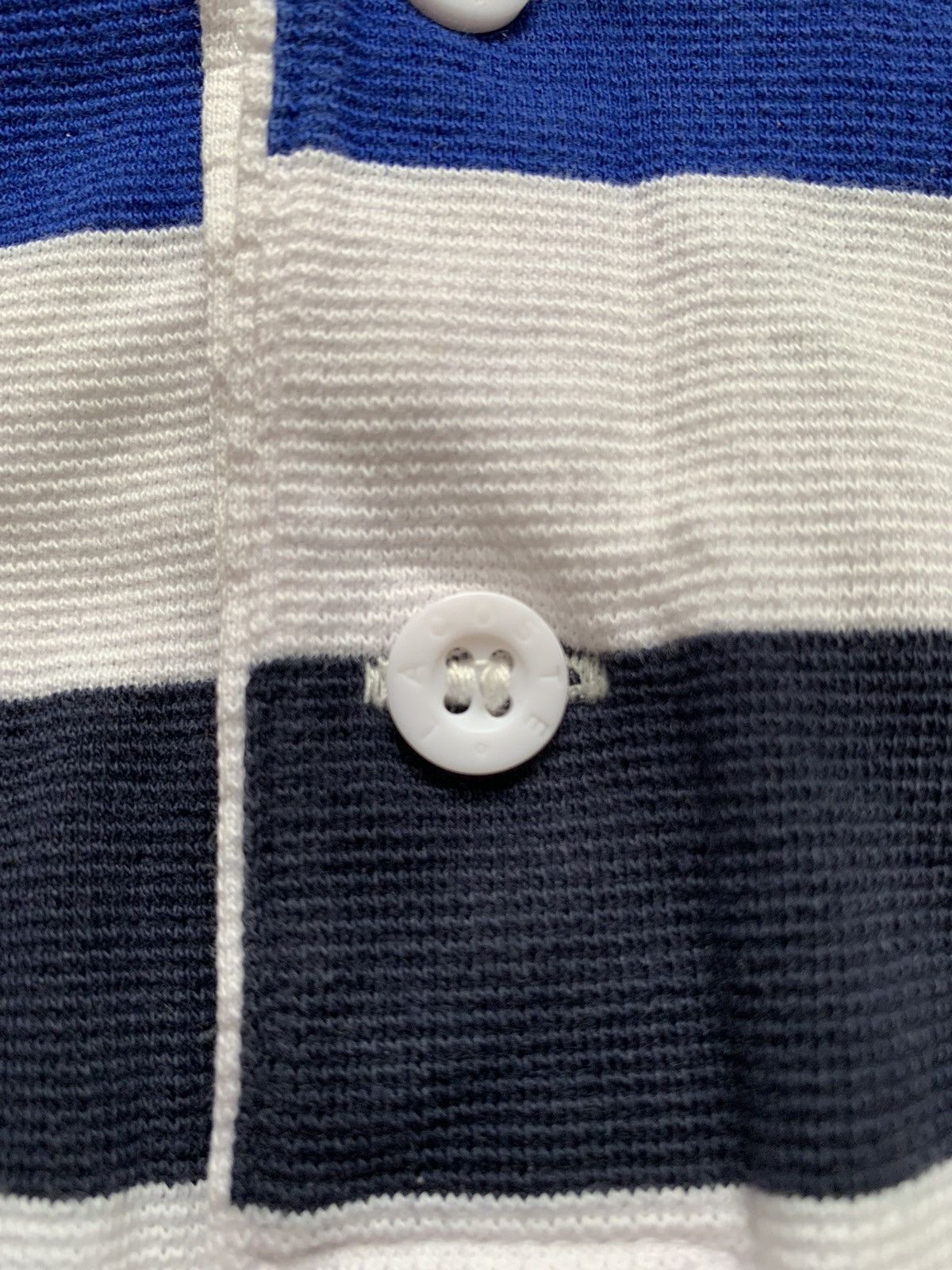 Lacoste × Vintage Vintage Lacoste Polos Striped USA Mini Logo Tee Y2K Size US L / EU 52-54 / 3 - 4 Thumbnail