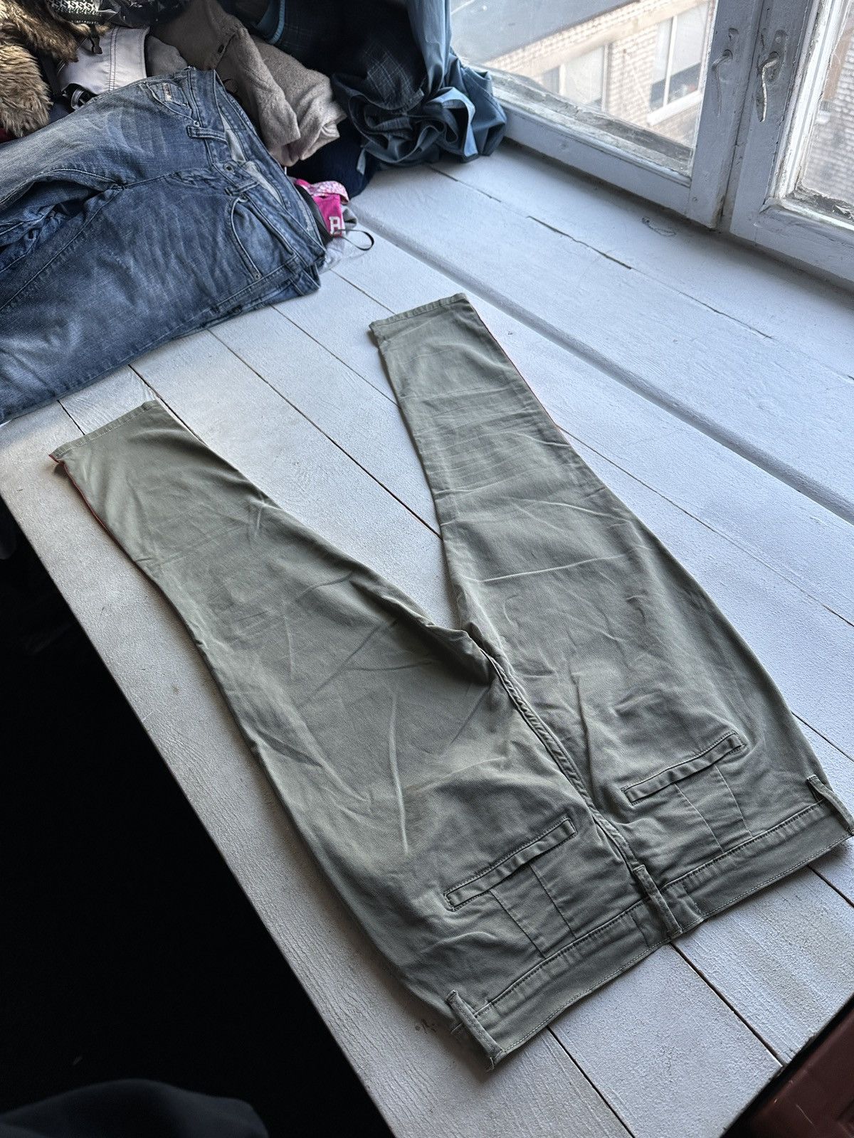 Frame 🚨RARE FRAME PANTS GREEN Pants luxury Y2K WOMEN Size 26" / US 2 / IT 38 - 9 Thumbnail