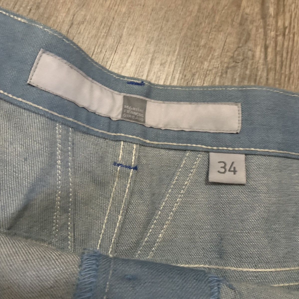 Marithe + Francois Girbaud “Chip Star” Girbaud Airbrush Jeans Size US 34 / EU 50 - 8 Thumbnail