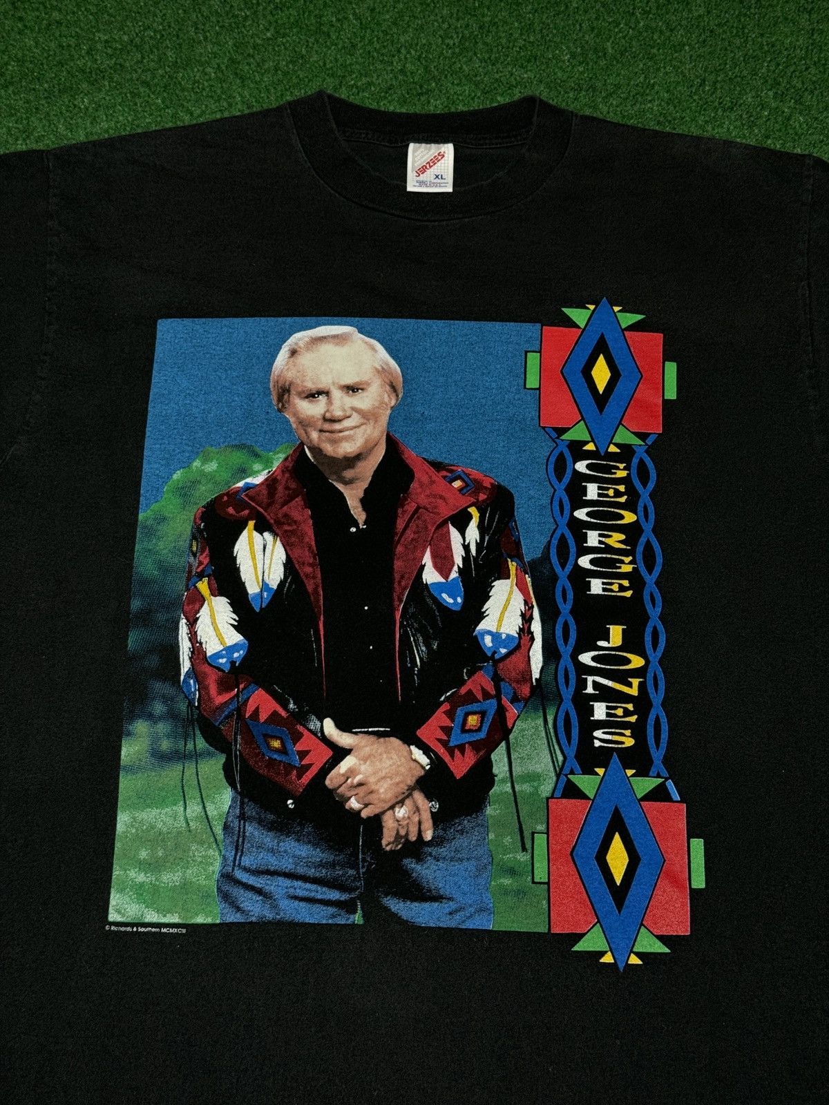 Band Tees Vintage 90s George Jones Country Western Concert XL T Shirt Size US XL / EU 56 / 4 - 2 Thumbnail