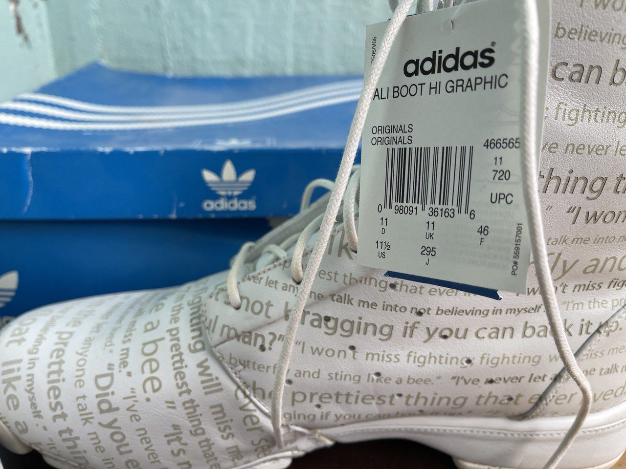 Adidas ADIDAS Muhammad Ali boots 2005 vintage boxing 2000s Y2K 11,5 Size US 11.5 / EU 44-45 - 6 Thumbnail