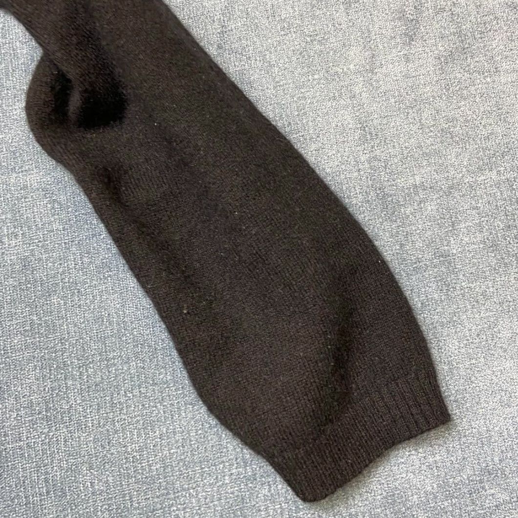 Vintage Caslon Sweater Womens 2X Black Cashmere V-Neck Casual Travel Winter Knit Pullover Long Sleeve Solid Size XXL / US 16-18 / IT 52-54 - 4 Thumbnail