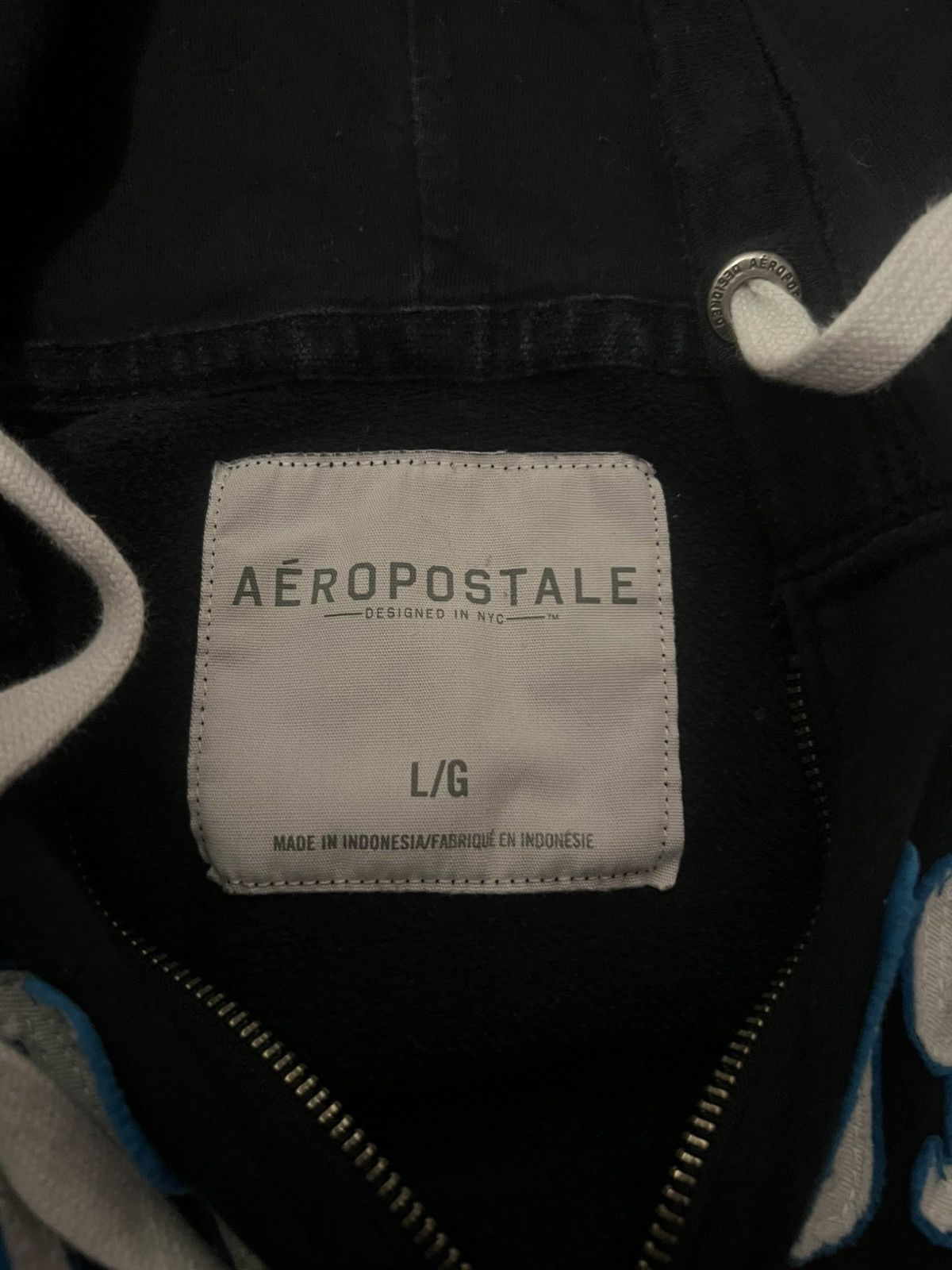 Aeropostale Aeropostale black zip-up sweater Size L / US 10 / IT 46 - 3 Thumbnail