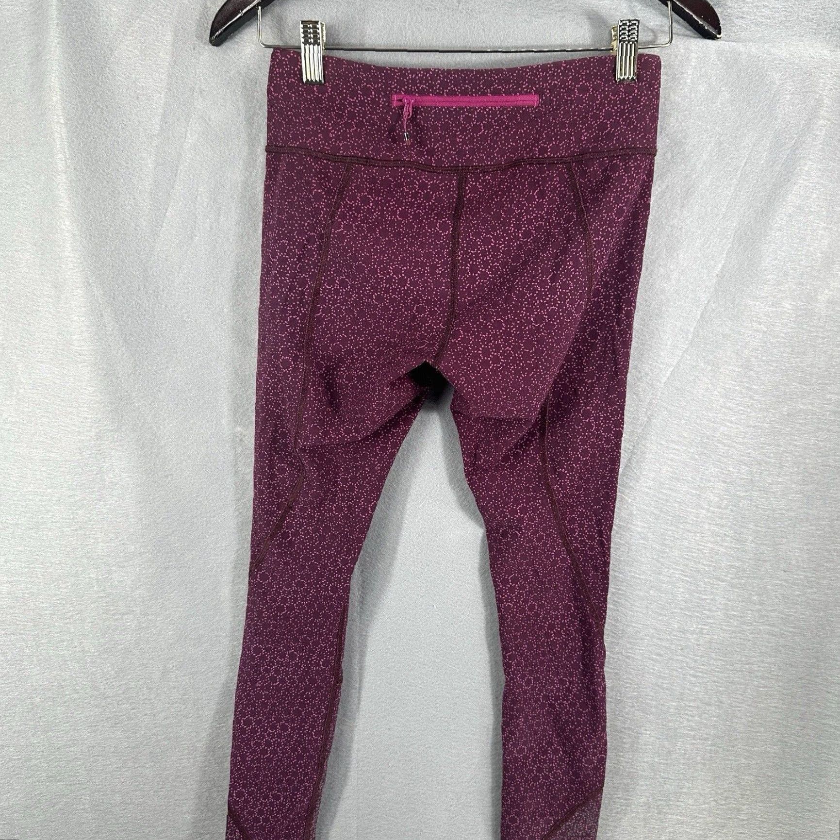 Lululemon Lululemon Athletica Mid Rise Tight Pants Womens 6 Pink Purple Yoga Jogging Size 28" / US 6 / IT 42 - 4 Thumbnail