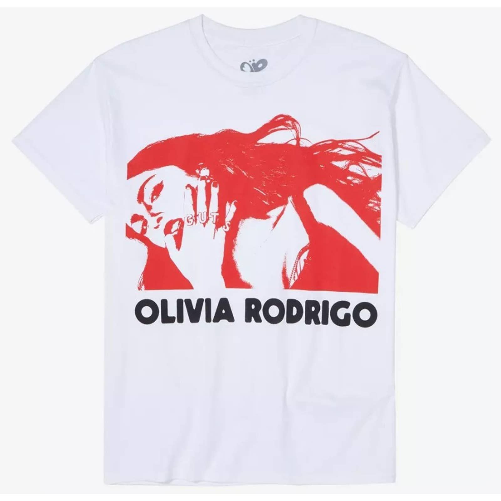 Hot Topic Olivia Rodrigo Men's Guts Album Red Stencil Tee T-Shirt Size US L / EU 52-54 / 3 - 1 Preview