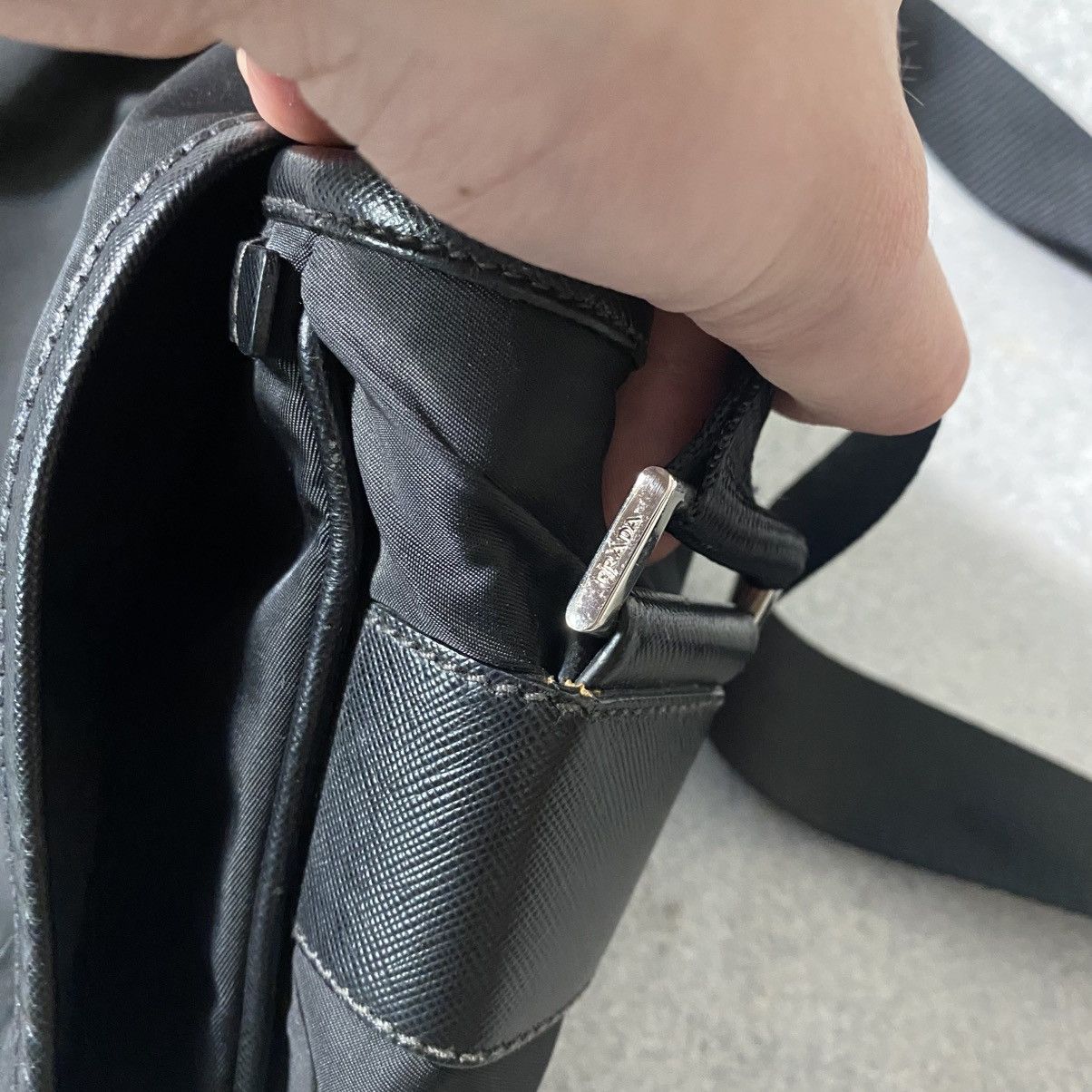 Prada Prada Bag Nylon Messenger Size ONE SIZE - 5 Thumbnail